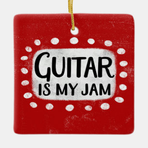 Guitar Is My Jam Ornament