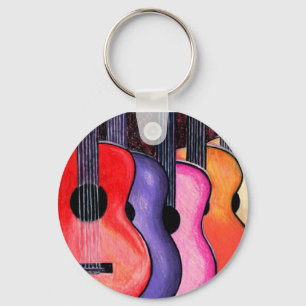 Guitar keychain