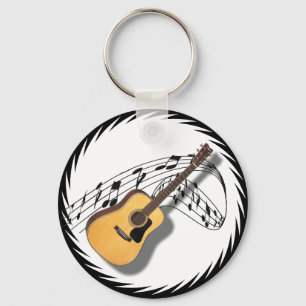 GUITAR -KEYCHAIN KEY RING