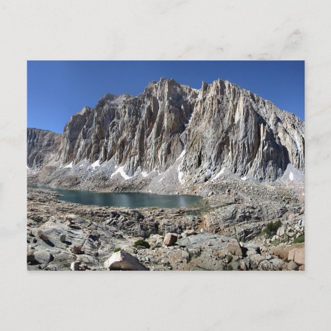 Guitar Lake and Mt Whitney - John Muir Trail Postcard (Front)