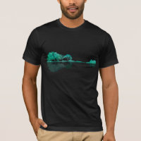 Guitar Lake Shadow Landscape Music Love Guitarist