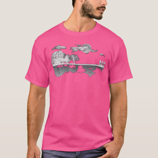 Guitar Lake Shadow Love Guitar Musician T-Shirt