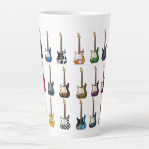 Guitar Latte Mug