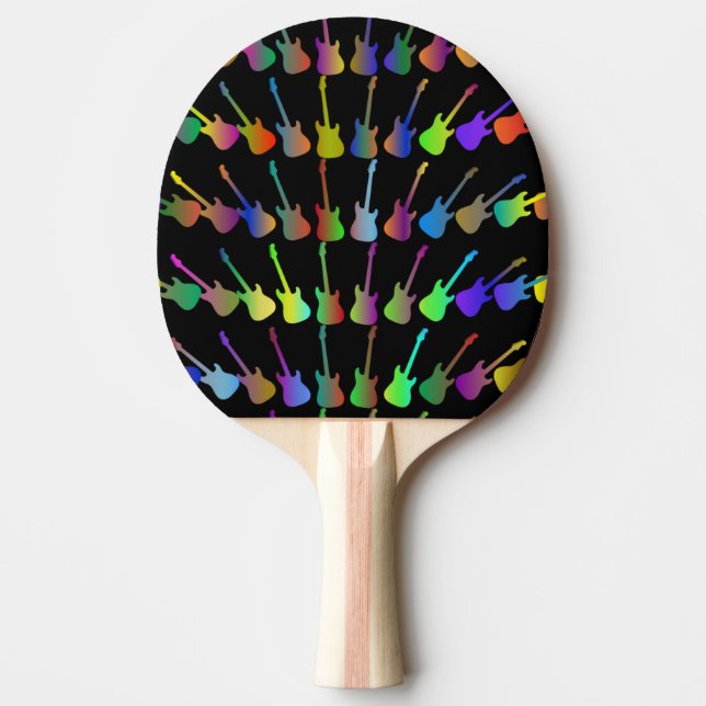 Guitar Legion Splash of Colours  Ping Pong Paddle (Front)