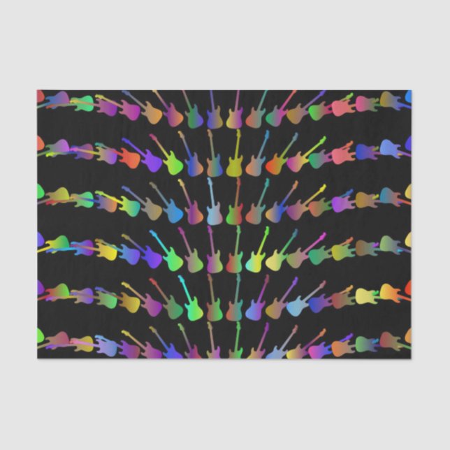 Guitar Legion Splash of Colours Tissue Paper (Front)