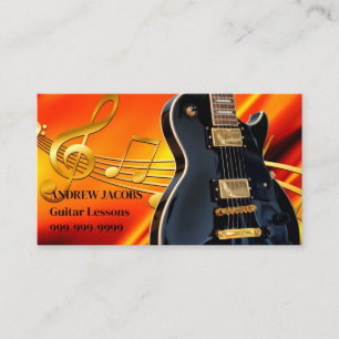 Guitar Lesson Business Card