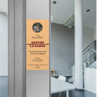 Guitar Lessons Magent Poster