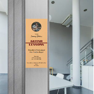 Guitar Lessons Magent Poster