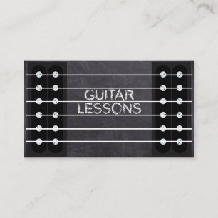 Guitar Lessons Music Instructor Teacher Class Pro Business Card