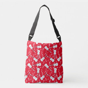 Guitar Lines Music Notes Crossbody Bag