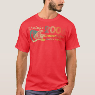 Guitar Lover 16 Year Old Gifts Vintage 2006 Limite T-Shirt