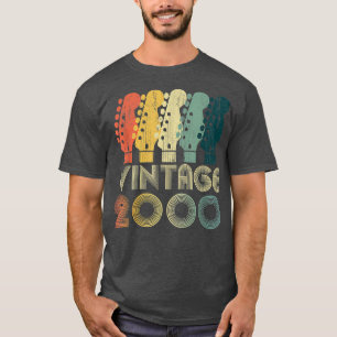 Guitar Lover 22 Year Old Gifts Vintage 2000 Limite T-Shirt