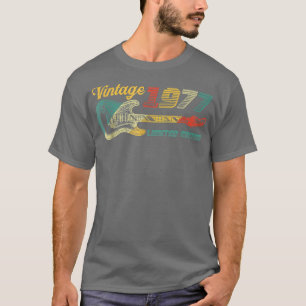 Guitar Lover 45 Year Old Vintage 1977 Limited Edit T-Shirt