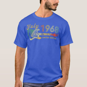 Guitar Lover 54 Year Old Gifts July 1968 Limited E T-Shirt