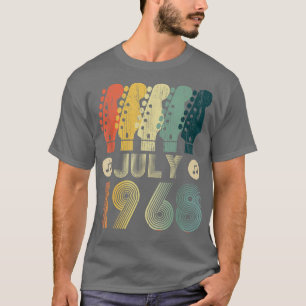 Guitar Lover 54 Year Old Gifts Vintage 1968 Limite T-Shirt