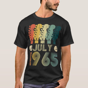 Guitar Lover 57 Year Old Gifts Vintage 1965 Limite T-Shirt