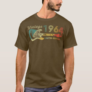 Guitar Lover 58 Year Old Gifts Vintage 1964 Limite T-Shirt