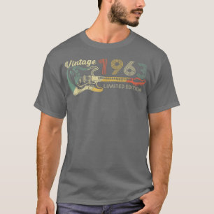 Guitar Lover 59 Year Old Vintage 1963 Limited Edit T-Shirt
