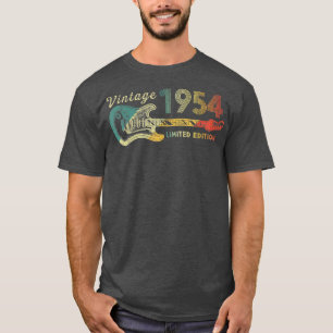 Guitar Lover 68 Year Old Gifts Vintage 1954 Limite T-Shirt