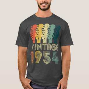Guitar Lover 68 Year Old Gifts Vintage 1954 Limite T-Shirt