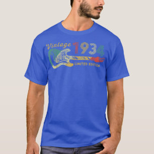 Guitar Lover 88 Year Old Gifts Vintage 1934 Limite T-Shirt