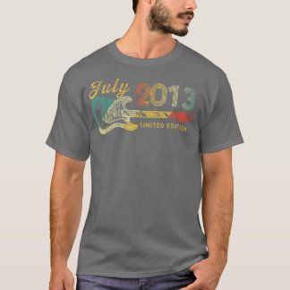 Guitar Lover 9 Year Old Gifts July 2013 Limited Ed T-Shirt