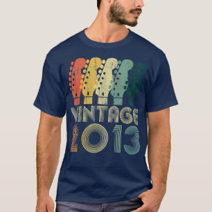 Guitar Lover 9 Year Old Gifts Vintage 2013 Limited T-Shirt