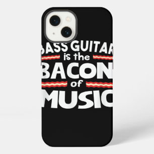 Guitar Lover Bass Guitar Is Bacon Of Music Funny iPhone 13 Case