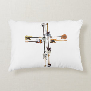 Guitar Lover Guitar Cross Gift Decorative Cushion