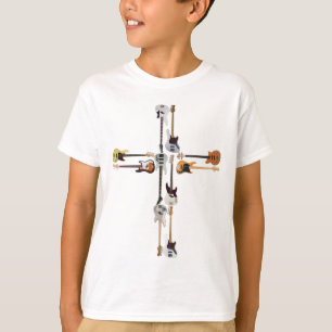 Guitar Lover Guitar Cross Gift T-Shirt