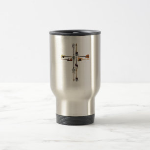 Guitar Lover Guitar Cross Gift Travel Mug