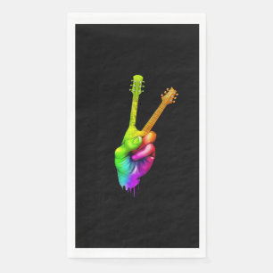 Guitar Lover Guitar Hand Napkin