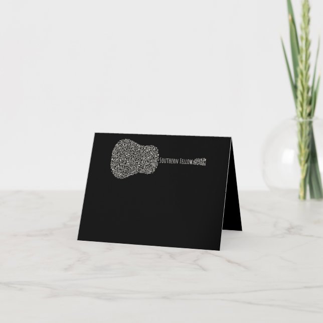 Guitar Lover | Guitar Notes Gift (Front)