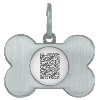 Guitar Lover | Guitar Pattern Gift Pet ID Tag