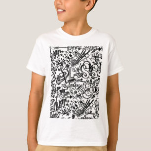 Guitar Lover Guitar Pattern Gift T-Shirt