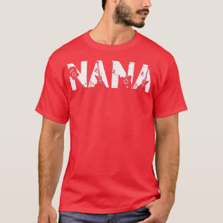 Guitar Lover Guitarist Nana Funny Music Mother's D T-Shirt