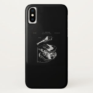 Guitar Lover   Martin Guitar Patent iPhone X Case