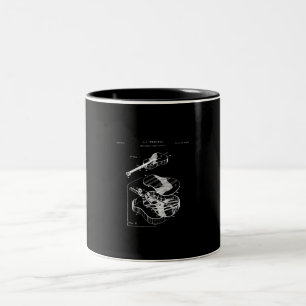 Guitar Lover   Martin Guitar Patent Two-Tone Coffee Mug