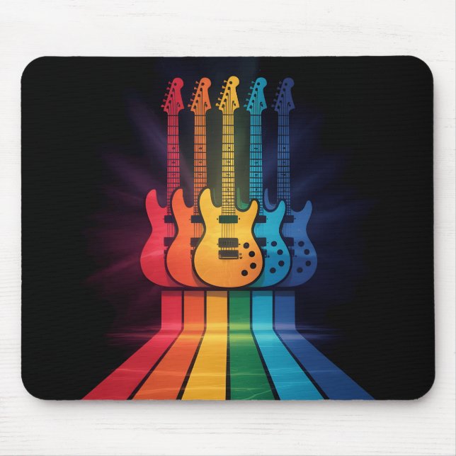 Guitar Lover Mouse Mat (Front)
