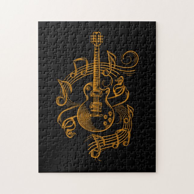 Guitar Lover | Music Guitar Jigsaw Puzzle (Vertical)