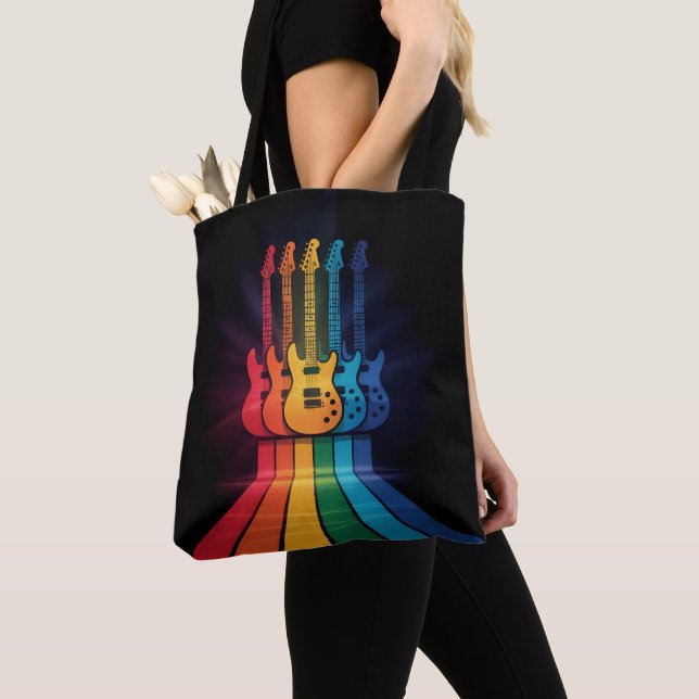 Guitar Lover Tote Bag (Close Up)