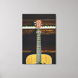 Guitar lovers gifts canvas print