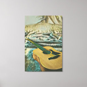 Guitar lovers gifts canvas print