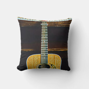 Guitar lovers gifts cushion