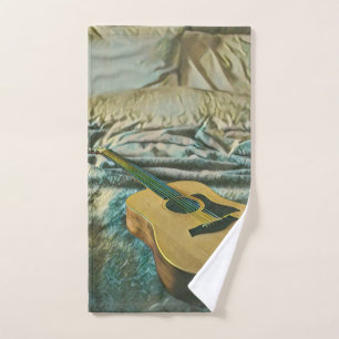 Guitar lovers gifts hand towel