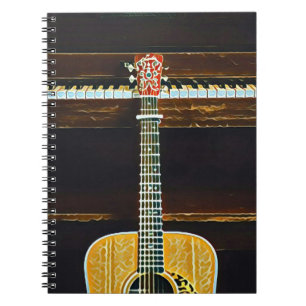 Guitar lovers gifts notebook