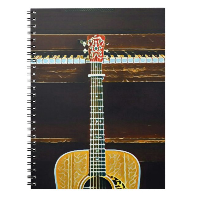 Guitar lovers gifts notebook (Front)