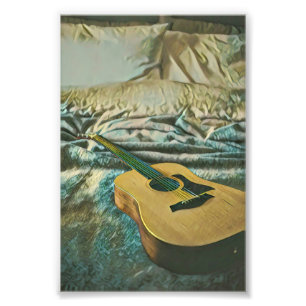 Guitar lovers gifts photo print