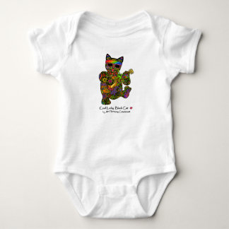 Guitar Lucky Black Cat Baby Bodysuit