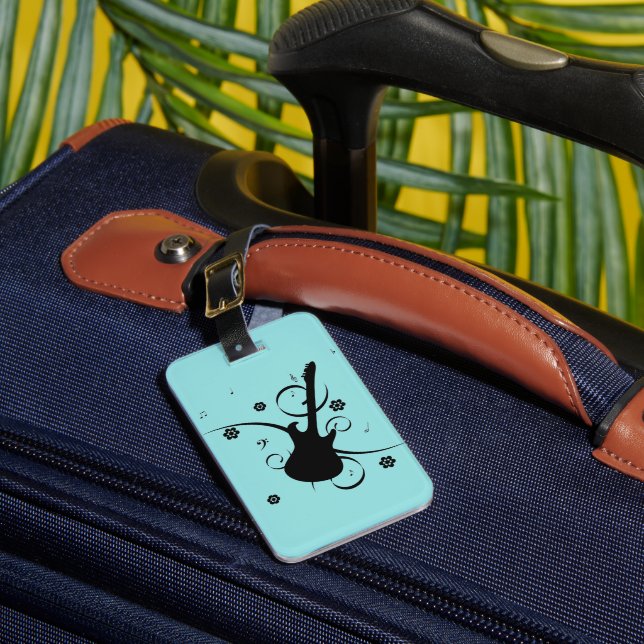 Guitar Luggage Tag (Front Insitu 1)